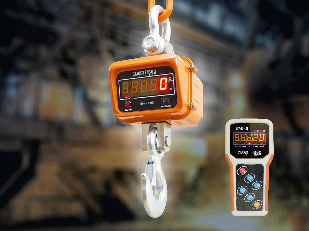 Весы крановые ВЭК с дублирование