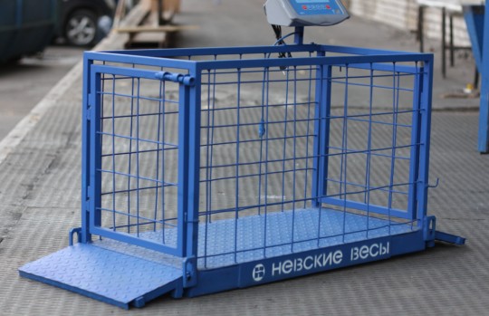 Весы для животных ВСП4-ЖсО с ограждением